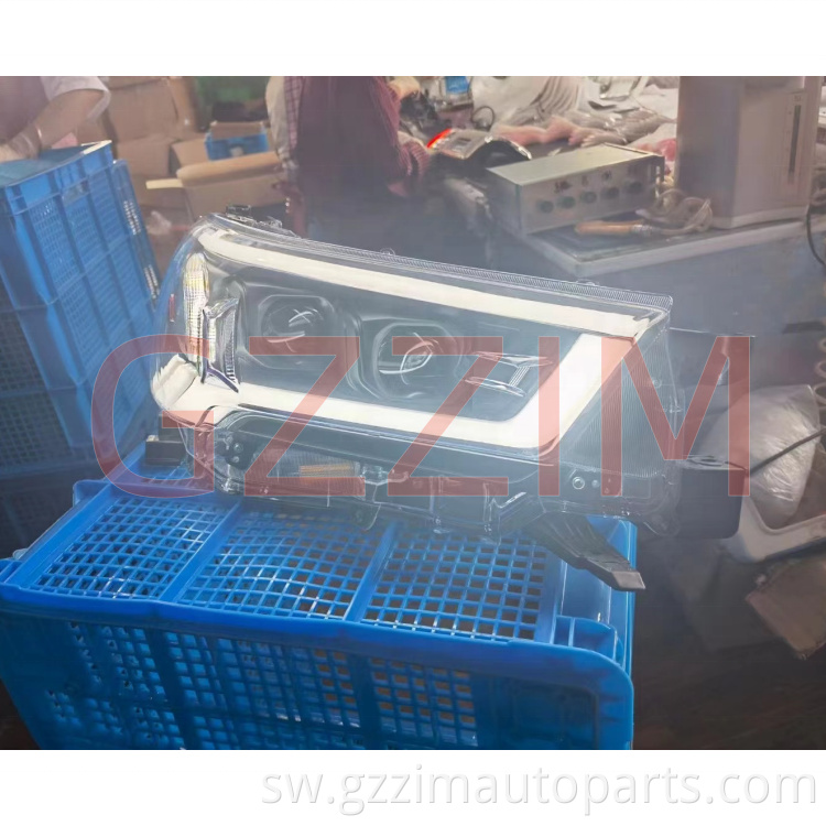 Sehemu za Auto ABS Plastiki iliongoza taa za mbele sehemu za kichwa kwa Hilux 2021